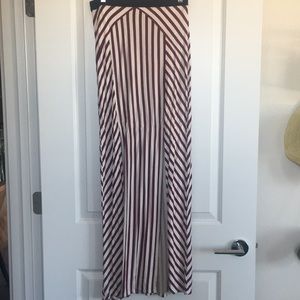 Free people high slitted maxi skirt